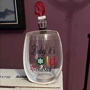 Wine Glass and Stopper Giftset